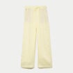 Pantalon bootcut taille standard jaune femme