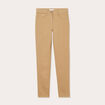 Jeans slim 5 poches camel femme