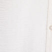 Chemise manches 3/4 ivoire femme