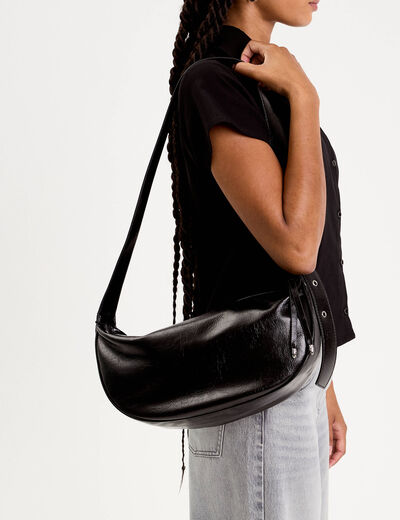 Sac banane noir femme