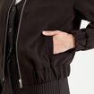 Veste zippée noir femme