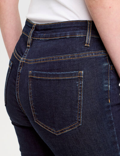 Jeans slim 5 poches denim brut femme