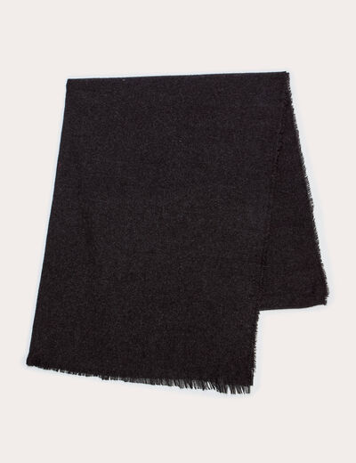&Eacute;charpe plaid noir femme