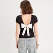 T-shirt manches courtes noir femme