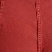 Jupe-short trap&egrave;ze courte vieux rose femme
