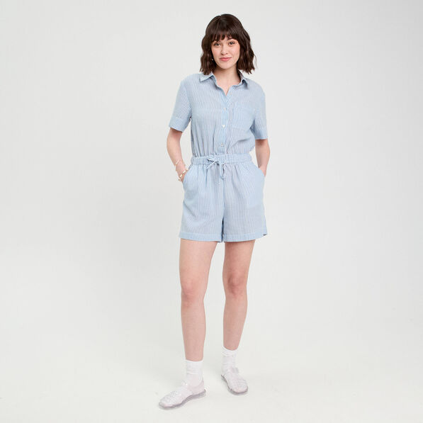combishort manches courtes bleu ciel femme Combishort manches courtes bleu ciel femme