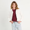 Veste en jean ecru femme