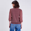 Blouse manches 34 marron femme