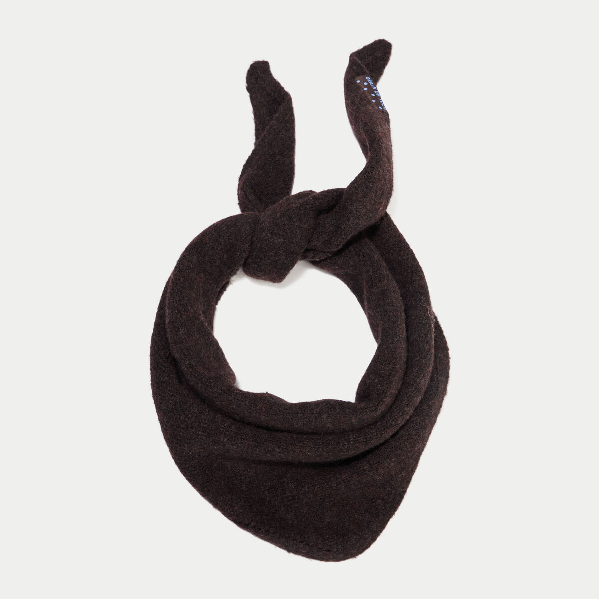 Foulard fluide marron fonc&eacute; femme