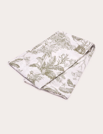 Foulard blanc femme
