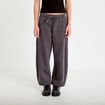 Jogging large taille basse gris fonc&eacute; femme