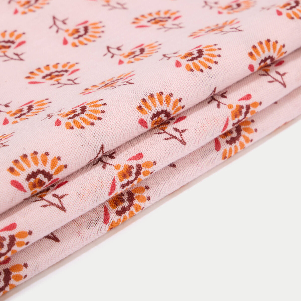 Foulard rose clair femme