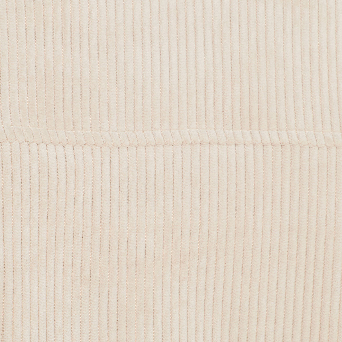 Chemise velours c&ocirc;tel&eacute; sable femme