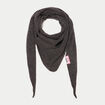 Foulard gris fonc&eacute; femme