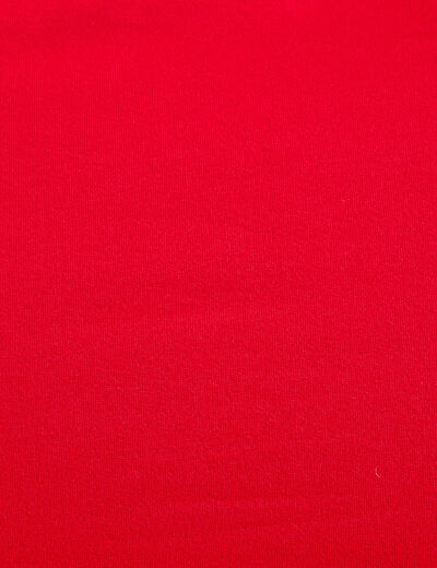 Top cintr&eacute; manches longues rouge femme