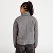 Veste matelass&eacute;e zipp&eacute;e gris clair femme