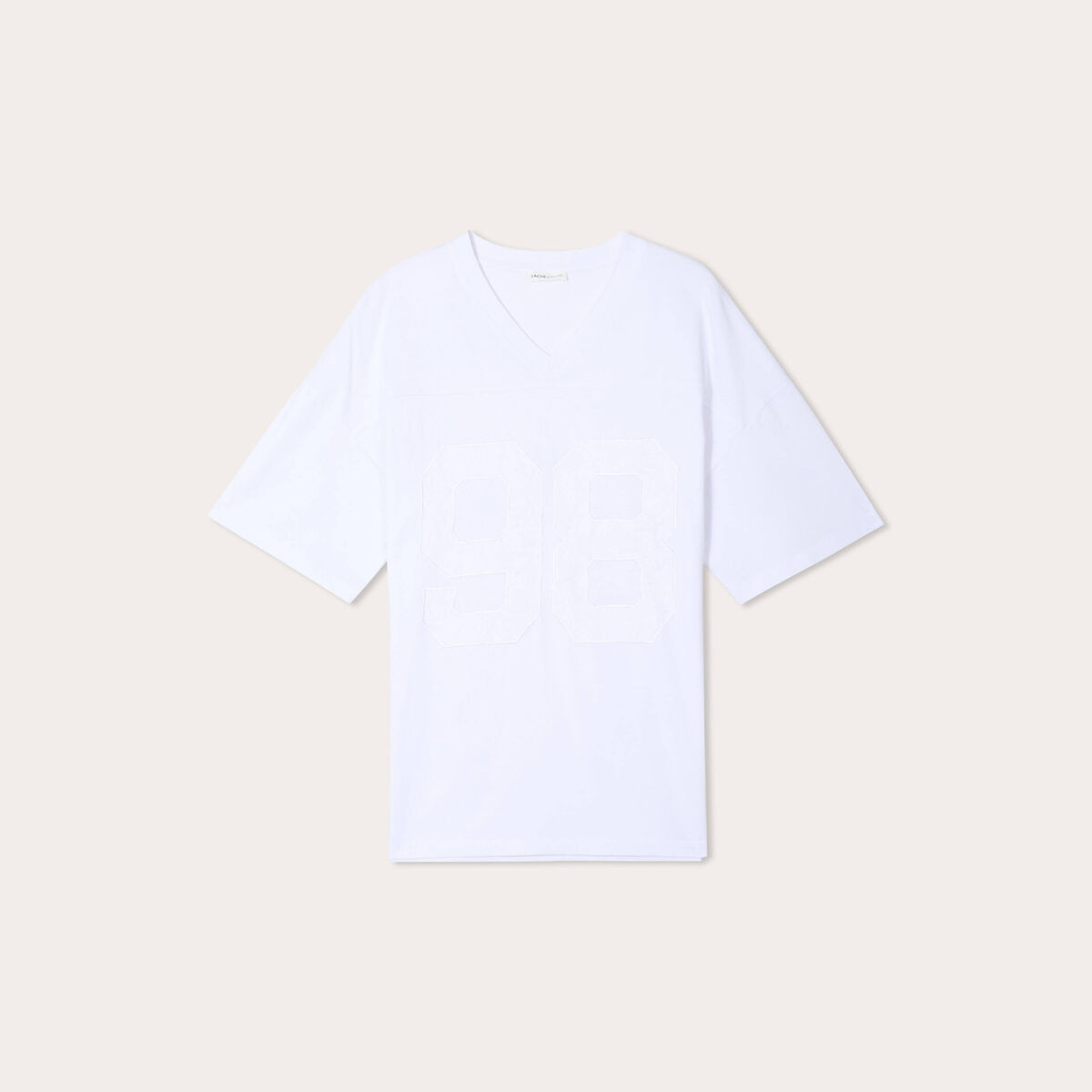 T-shirt manches courtes blanc femme