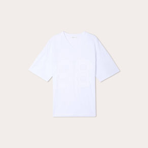 T-shirt manches courtes blanc femme