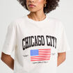 T-shirt manches courtes blanc femme