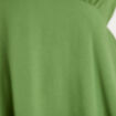Robe trapèze manches courtes vert femme