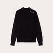 Pull manches longues noir femme