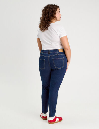 Jeans skinny 5 poches denim brut femme