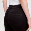 Jeans slim 5 poches denim noir femme
