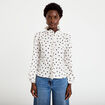 Blouse manches longues blanc femme