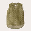 Blouse sans manches vert femme