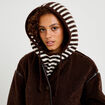 Cagoule ecru femme