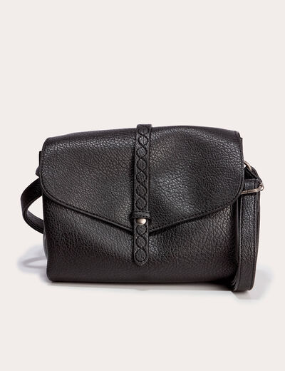 Sac similicuir noir femme