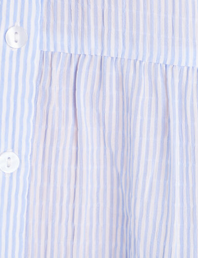 Blouse manches 3/4 beige femme