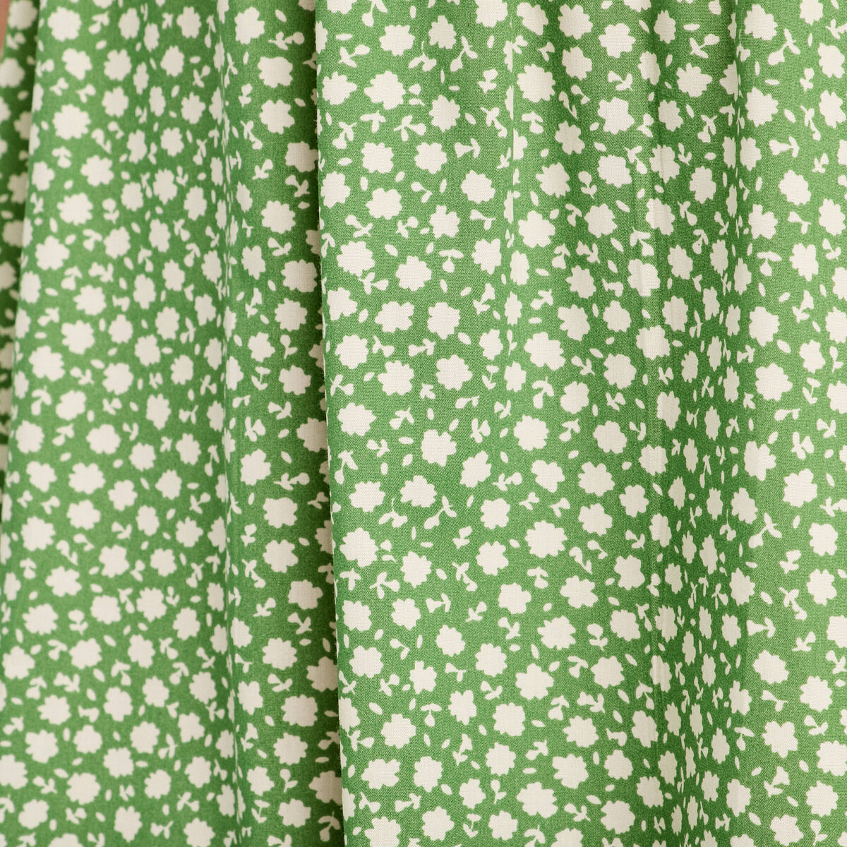 Robe évasée bretelles fines vert kaki femme