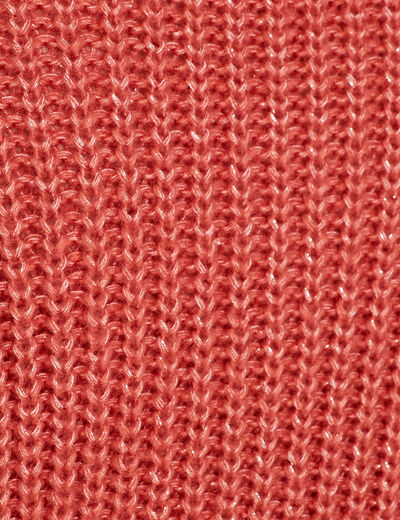 Pull avec col roulé vieux rose femme