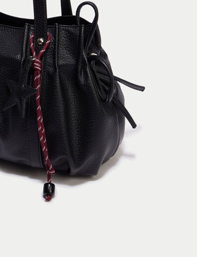 Sac port&eacute; &eacute;paule noir femme