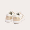 Sneakers plates ecru femme