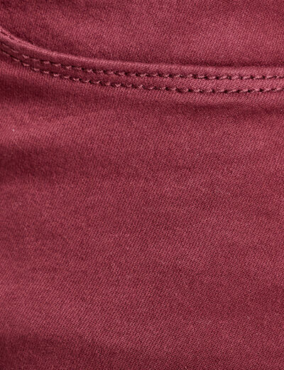 Jeans slim 5 poches violet foncé femme