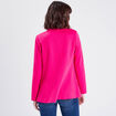 Veste esprit blazer droite rose fushia femme