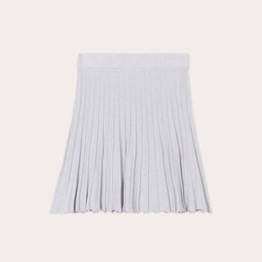 jupe evasee plissee gris clair femme Jupe évasée plissée gris clair femme