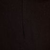 Jupe longue droite fendue noir femme