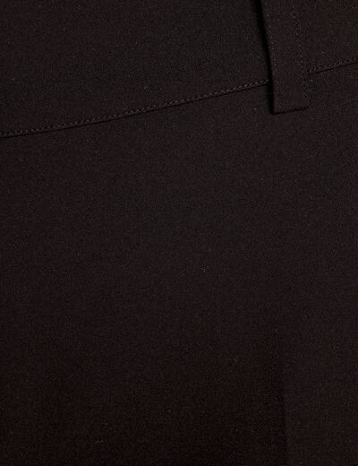 Pantalon flare noir femme