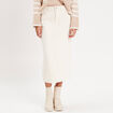 Jupe crayon taille standard ecru femme