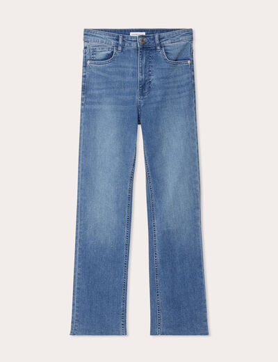 Jeans flare 7/8ème denim double stone femme
