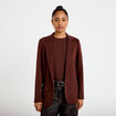 T-shirt manches courtes marron femme