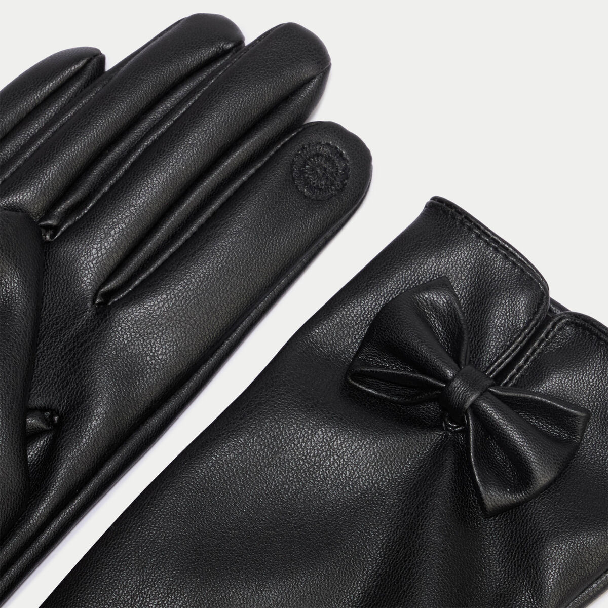 Gants noir femme
