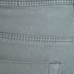 Jeans slim 5 poches vert fonc&eacute; femme