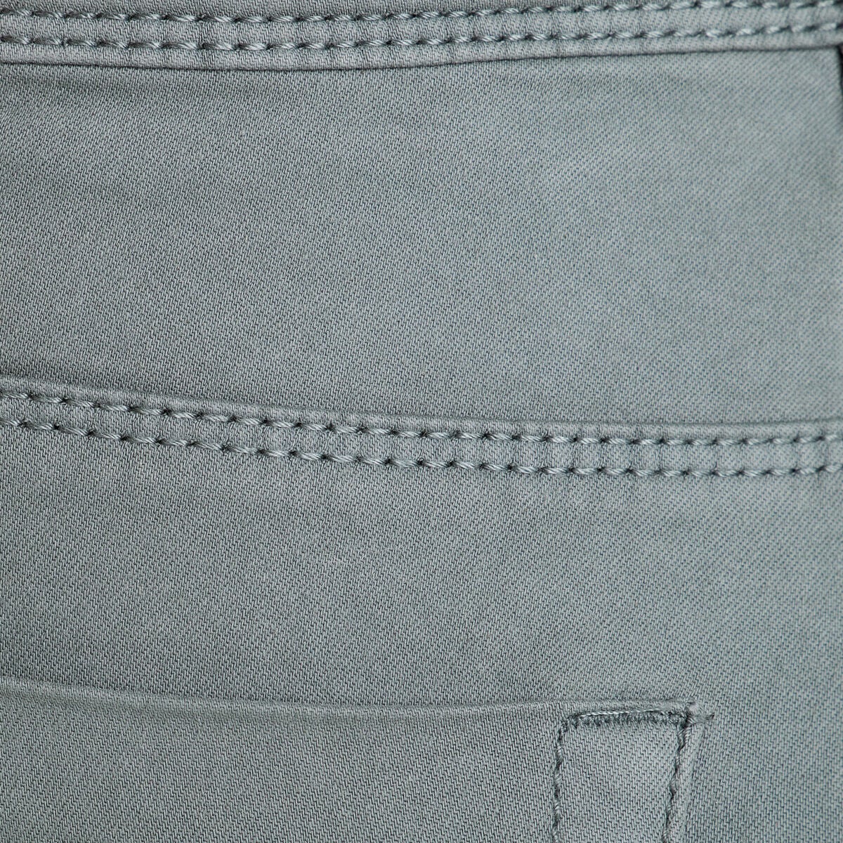 Jeans slim 5 poches vert fonc&eacute; femme