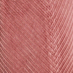 Jupe trapèze en velours vieux rose femme