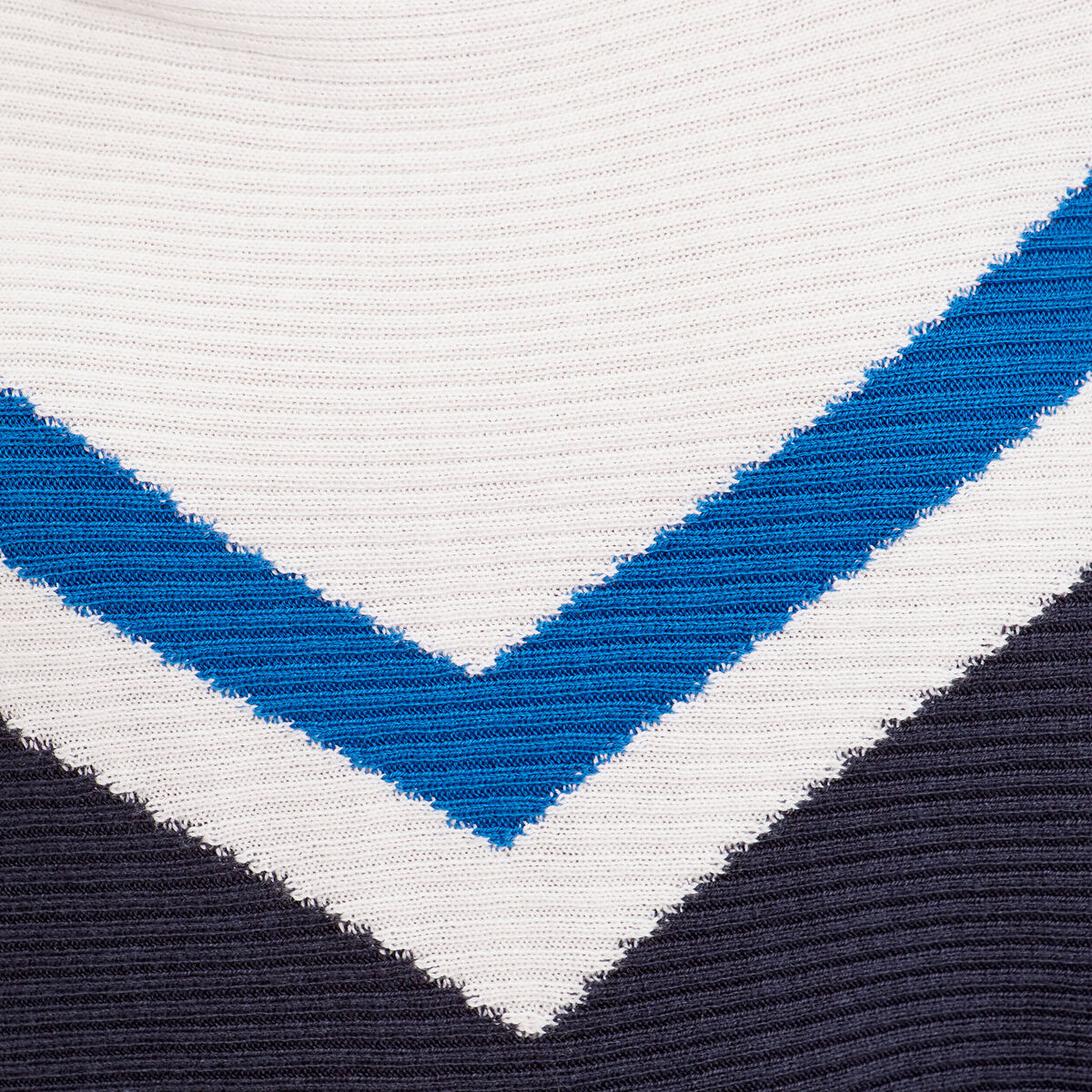 Pull manches 3/4 chauve-souris bleu marine femme