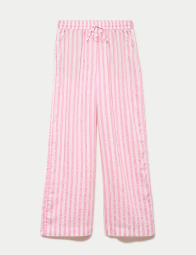 Pantalon bootcut taille standard rose femme